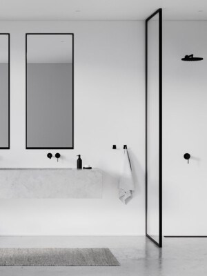 Крючок для ванной Nichba в скандинавском стиле в светлом интерьере