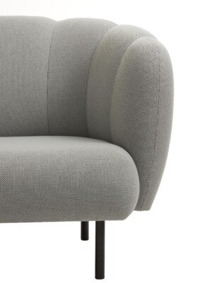Кресло для отдыха Warm Nordic Cape в скандинавском стиле серого цвета