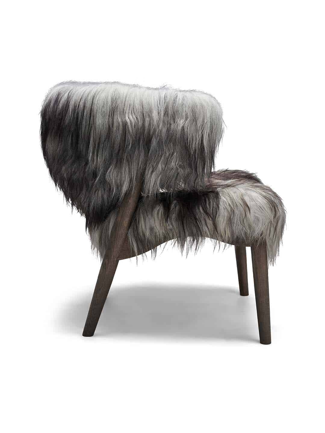Кресло для отдыха Sibast №7 с обивкой премиум класса из овечьей шерсти