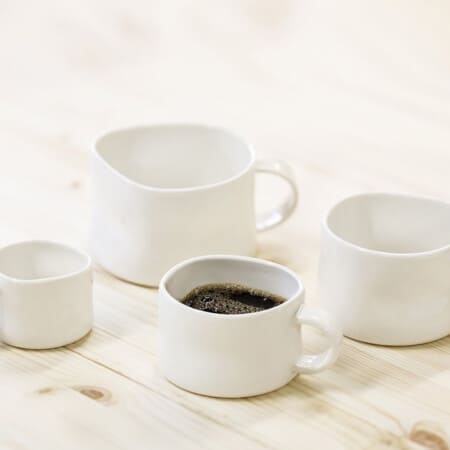 Скандинавская чашка для чая и кофе Tonfisk TOUCH, 240мл белого цвета