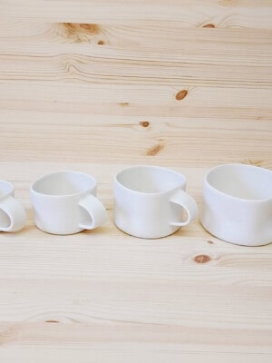 Красивая чашка для чая и кофе Tonfisk TOUCH, 240мл из натуральных материалов