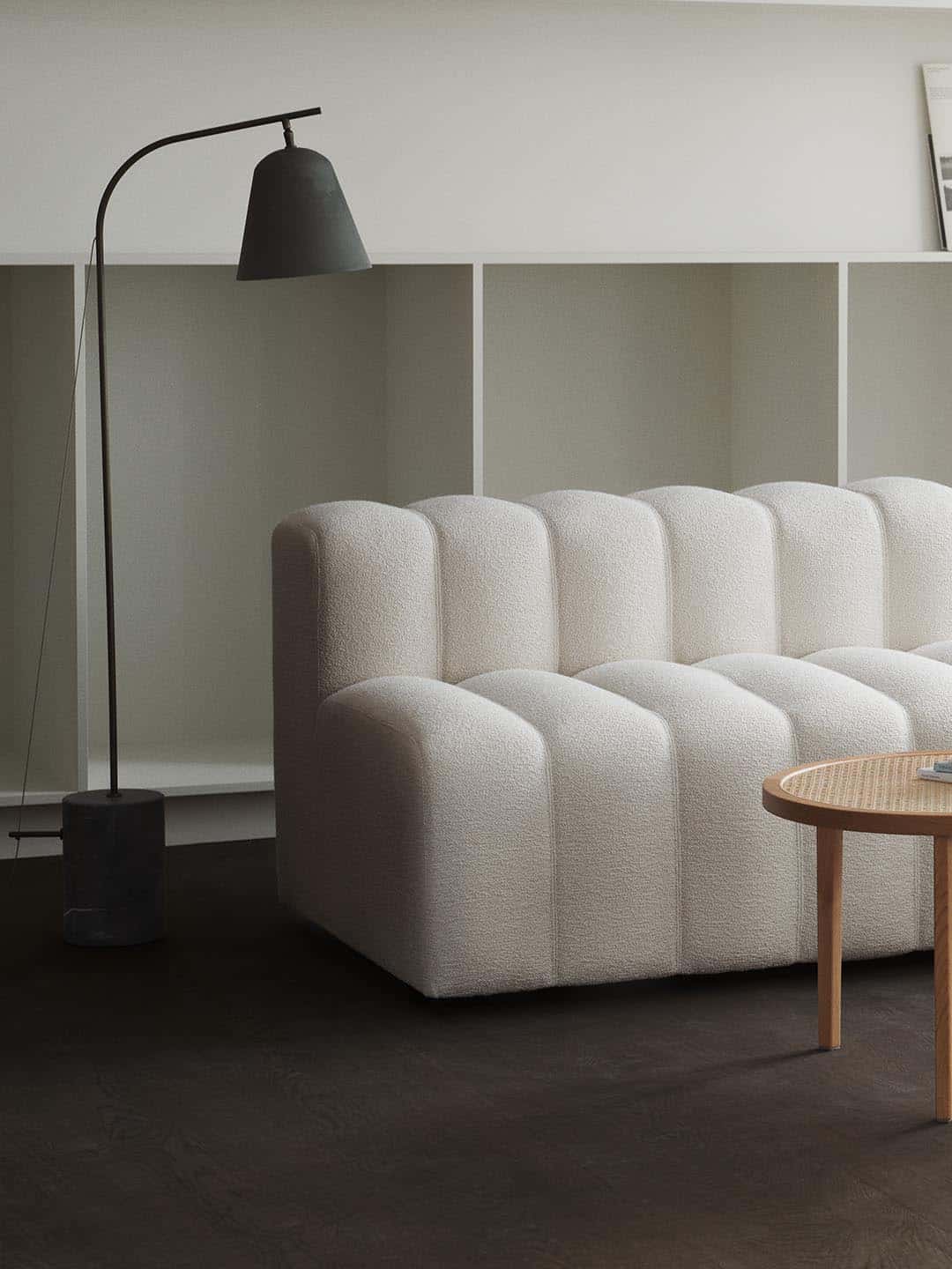 Красивый диван NORR11 Studio 3-местный в современном интерьере