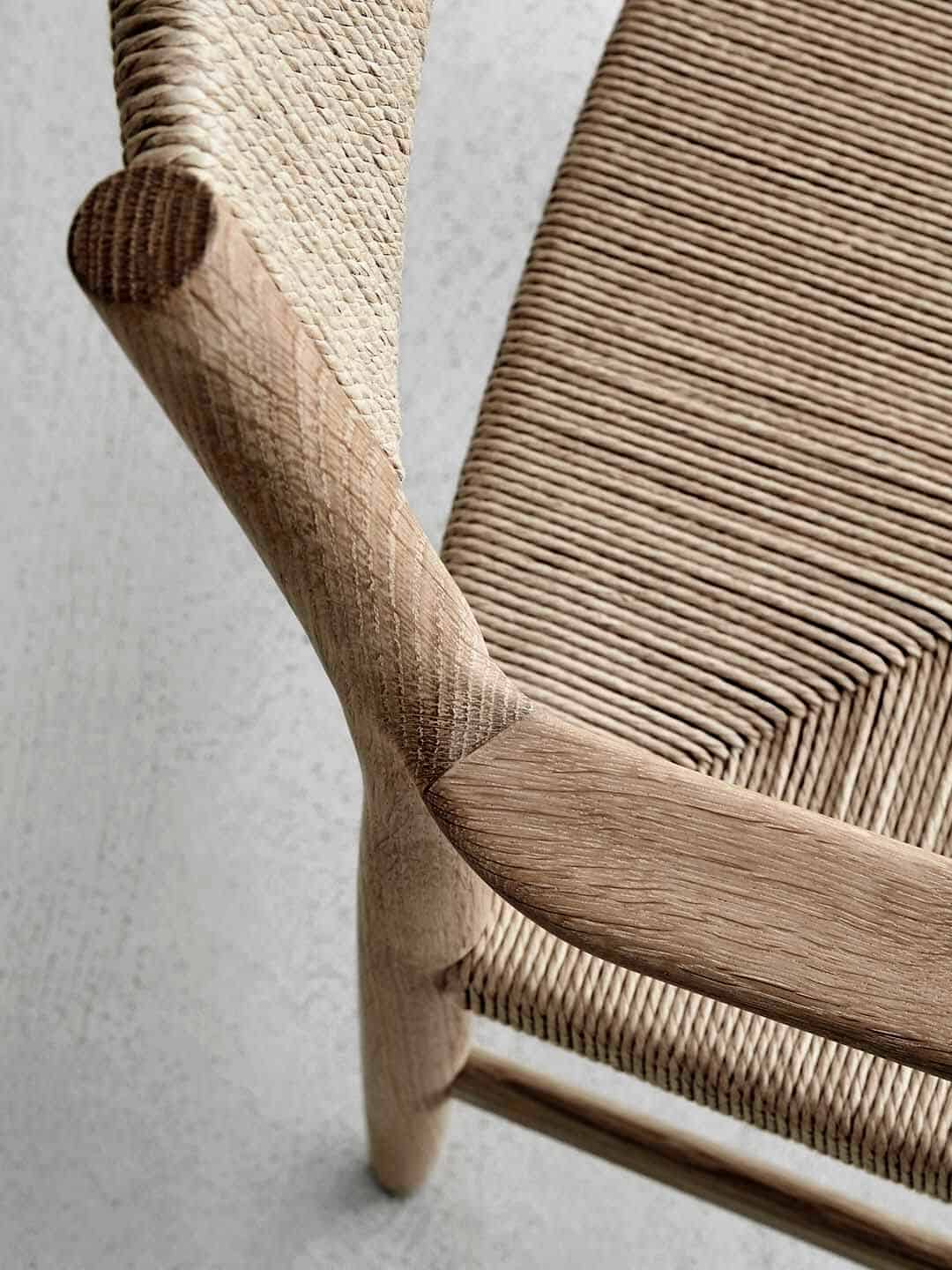 Кресло Brdr. Kruger ARV в скандинавском стиле из натуральной древесины
