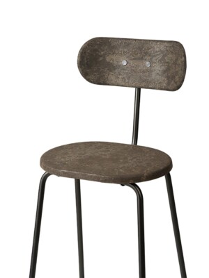 Скандинавский полубарный стул Mater Earth для стильного интерьера