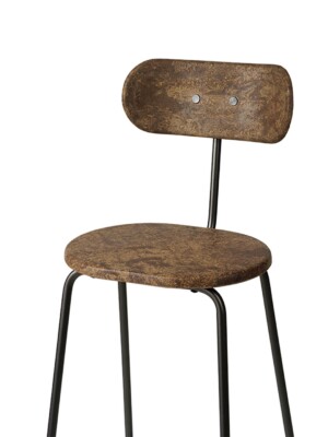 Премиальный полубарный стул Mater Earth коричневого цвета