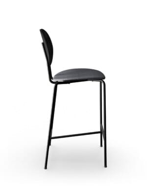 Премиум полубарный стул Sibast PIET HEIN черного цвета