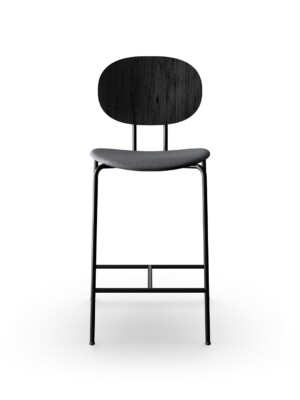 Оригинальный полубарный стул Sibast PIET HEIN черного цвета