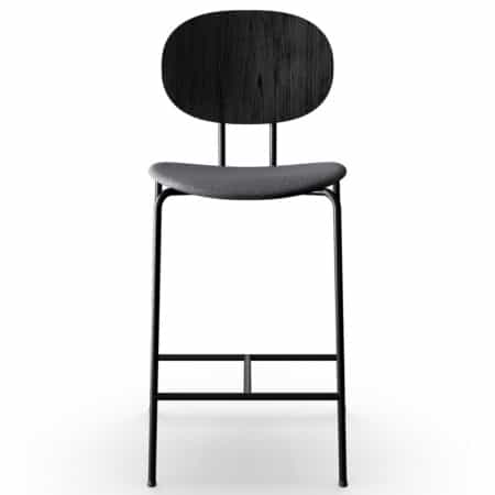Оригинальный полубарный стул Sibast PIET HEIN черного цвета
