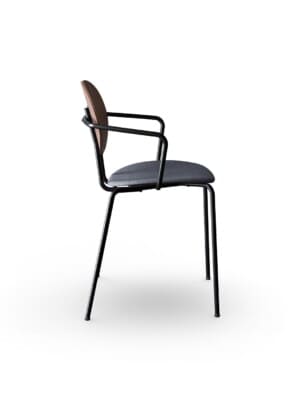 Практичный стул Sibast PIET HEIN с подлокотниками для современного интерьера