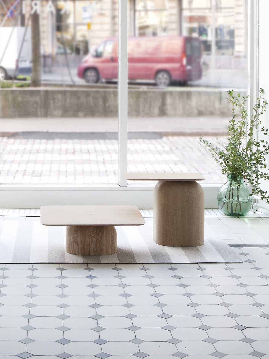 Журнальный стол Nikari April в скандинавском стиле в красивом интерьере