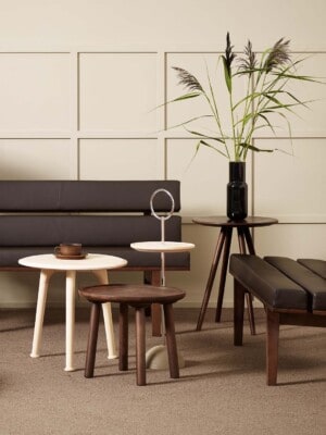 Премиум кофейный стол Karl Andersson Lollipop с кольцом в дизайнерском интерьере