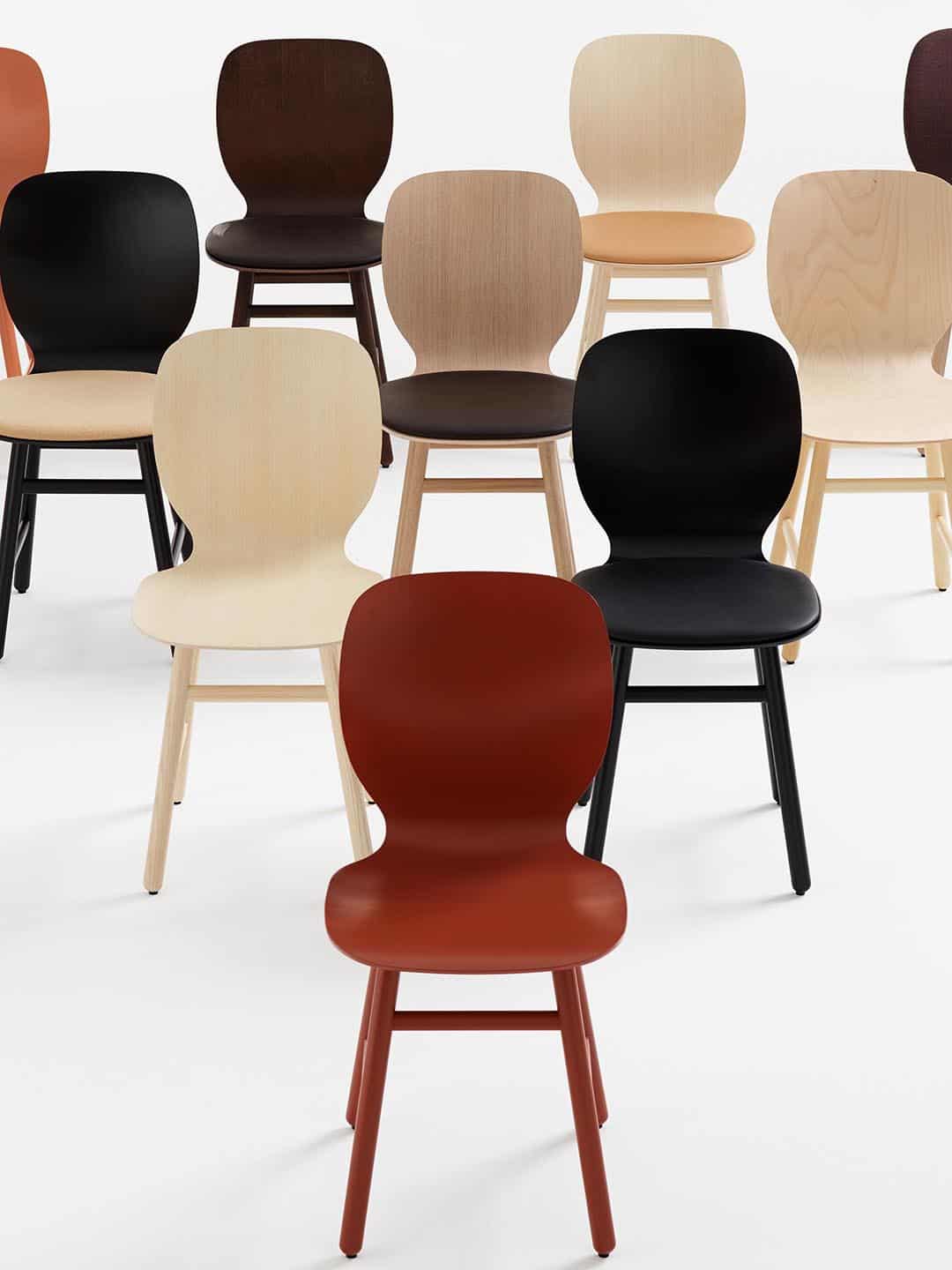 Дизайнерский стул Karl Andersson Shell из натуральных материалов